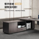 OUDITU Desk Boss Desk Simple Modern President Desk Manager Supervisor Desk Executive Desk Office Computer Desk and Chair Combination Zuixiangqiumu 1.8m Boss Desk