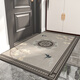 Gudie Chinese-style door entry door floor mat entry door mat entry anti-slip mat home entrance door Xiangyun Happy-Blue 120 180cm rectangular