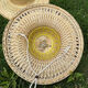 Suyoumi men's sun hat 2025 new summer bamboo hat hat hat rain sun protection hat men and women summer outdoor farmers purple border Zhongshan hat