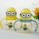 Minion 3D three-dimensional bouncing learning drinking cup 6630B 250ml blue