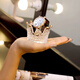 High-end crystal ashtray, Nordic style, real gold crystal crown, cute goddess girl, crystal beauty egg, utensils, creative decoration, create a thousand pieces of gold