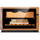 CIGARLOONG 25C cigar cabinet, small cigar humidifier, precise temperature control and moisturizing, semiconductor air-cooled electronic cabinet, cedar wood shelf, embedded household energy-saving cigar and wine cabinet, golden cigar style