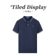 Shanshan [skin-friendly pure cotton] short-sleeved T-shirt men's summer business casual cool breathable lapel top men's T-shirt