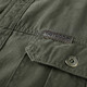 
JP autumn outdoor men's long-sleeved shirt lapel casual shirt 1283 khaki M-170
