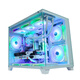 航嘉S960暴风雪全视版海景房电脑机箱台式主机m-atx白色360/240水冷920迷你4070 +棱镜4pro白色风扇*9 单机箱（支持M-ATX主板/360水冷）