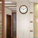 Seiko Seiko Wall Clock Wohnzimmer Tisch Wand Hanging Quarzuhr Home Moderne kreative leuchtende europäische Stil NO POWING 2024 Neues Modell 41 cm Luminöses QXA698B