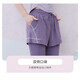 Vansydical sports suit for women running breathable short sleeves and breathable student training fitness yoga suits, lotus purple + cabbage purple five-piece set TC57550 M (women's style recommendation: 95-105Jin [Jin equals 0.5 kg])