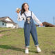 Aino Round Children's Sautphes Girls Long Pantal