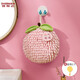 Hennaida hand towel hanging kitchen quick-drying rag bathroom toilet absorbent towel non-shedding chenille hand ball full of peach