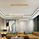 Shilan Light Luxury Chandelier Sala de estar Luz de la sala Dedulador de dormitorio Iluminación de la casa entera del paquete de lámparas Guangdong Zhongshan Tres habitaciones y dos Livings 6630-Do pisos 80+60 Elfo Control