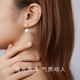 Queen of Pearls 10-11mm freshwater pearl earrings simple and versatile pearl earrings birthday gift for women