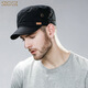 Siggi hat men's spring and summer flat hat outdoor men's baseball cap sun hat baseball cap black 58CM