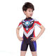 Ultraman Snoopy's new children's swimsuit boy one-piece swimming trunk boy small middle and big children beach quick-drying sun protection suit Zeta one-piece + swimming cap + glasses 120 suitable for height of about 100