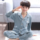 Jianfang Fat Boy Pyjamas Medium Large Children 12-15 Jahre alte lange Hosen Herbst und Winter Baumwolle Langarm Cartoon Boy Set 11165# gelber Hund XL Medium Kinder Version 170/120Jin [Jin gleich 0,5 kg]