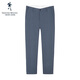 Dancing with the wolf [Cotton-Function Comfortable] Casual Commuter Mid-waist Stretch Comfortable Versatile Men's Trousers 009 Blue Gray 33