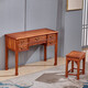 Andi mahogany furniture Burmese rosewood (scientific name: Big fruit rosewood) Chinese style all solid wood dressing table with makeup mirror makeup stool bedroom furniture small dressing table dressing table dressing table + makeup stool