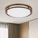 Kupfer Herzholz Yun Neues chinesisches Deckenleuchten Voller Spektrum Augenschutz Wohnzimmer Helles Mittelstil Mijia Smart Schwarzes Walnuss-Massivholz Restaurant Lampe J9898 Long 56*56 cm Volles Spektrum Drei-Farben-Dimmen