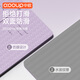 中欧瑜伽垫子健身舞蹈地垫加厚加宽加长防滑家用隔音减震运动跳绳 体位线紫色【185*90cm】含背包 6mm(厚度)