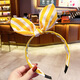 Korean children's hairband little girl playful and cute rabbit ears hairpin headband baby hair accessories girls hairpin headdress 6# wine red rabbit ears hairband