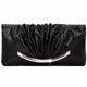 Sephoron Dinner Gold Clutch Feminine 2024 New Diamond-encrusted Genuine Leather Large Clutch Socialite Dress Luxurious Clutch Bag Black