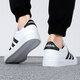 Adidas New Men's Shoes 2025 Summer Fashionable Ligero liviano cómodo Copilón bajo de los zapatos deportivos transpirables GW9195 White 42.5