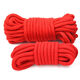 Misecret SM rope training and punishment props, adult sex toys for men and women, red cotton rope 10 meters