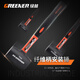 GREENER rubber hammer household solid floor tile installation tile tool leather hammer 450g fiber handle installation hammer