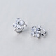 
Crystal Tremella Clip for women without ear piercing ear bone clip without holes and ear studs versatile ear jewelry for Chinese Valentine's Day gift to girlfriend and wife E1478 Four-leaf clover ear clip - no need to punch ear piercing