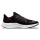 Nike (Nike) Laufschuhe Herrenschuhe für Sommer neue Luftpolsterkissen-Resistente, Schock-resistente, leichte, komfortable und vielseitige lässige und atmungsaktive Sportschuhe DA1105-001 Schwarz und Rot-Farbanpassung 44