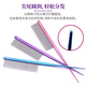 Xuanniao pet grooming straight comb aluminum row comb professional hair picking combing knot styling comb floating hair cat and dog pointed tail comb purple pointed tail comb (18.3x2.5cm)
