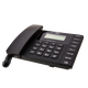 
Deli telephone landline office telephone fixed caller ID home office hotel front desk customer service stylish widescreen model (black) 13567
