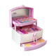 Du Lisha Kinderprinzessin Kosmetik Make -up Little Girl Performance Special Make -up Box Set Baby Geburtstag Geschenkspielzeug du Lisha Happy Paradise Make -up Box