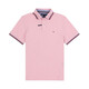 Tommy Hilfiger Tommy Men's Clothing New European and American Colord Colord Casual Slim Men's Short à manches courtes 673/670/691 Pink L (environ 90 kg)