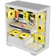 Xingu (segotep) Unbounded 1 (white) column-free sea view room chassis ATX270 wide-angle glass side see-through 360 water-cooled gaming computer main chassis supports 4090 graphics card