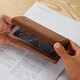 Original intention is like snow black walnut glasses box solid wood glasses storage box anti-pressure portable gift wooden box eye box wooden black walnut glasses box