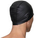Speedo swimming cap, classic silicone coated three-layer fabric, soft and comfortable swimming cap, black