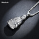 Miss JuJu pt950 platinum Guanyin pendant for men, platinum large tag, Guanyin Bodhisattva pendant for women, necklace not included, pendant height 15mm, width 7mm, weight 1.0-1.2g
