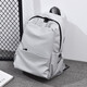 
Kangaroo backpack for men large capacity backpack for women junior high school school bag college student commuting computer bag travel bag silver gray