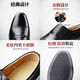 Daohuatu Nouvelles chaussures en cuir formelles pour chaussures en cuir masculin pour couvertures à pied, chaussures en cuir simple à lacets à trois plats de mariage à trois joint sectoriel de sécurité