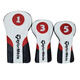 Golf club cover number one wood cover club head cover club protective cover hat cover ball head cover SN9767 No. 5 wood white