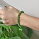 
Keyukaoke guaranteed price 618 Hetian jade bracelet Women's jade bead bracelet Jade bracelet Model 1 About 8mm D1283z