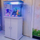 Tianbao fish tank with cabinet living room home small and medium-sized lazy-free water-changing glass goldfish tank complete set of aquarium with oxygen 520 standard + cabinet + gift package