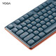 Lenovo dual-mode wired Bluetooth multi-function gaming keyboard full-key conflict-free e-sports peripherals chicken-eating LOL/CF gaming laptop desktop universal YOGA K7 white backlit mechanical keyboard/Jiadalong axis