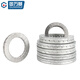 Guwanji 304 stainless steel double stack self-locking anti-loosening washer DIN25201 bite-type wedge-shaped toothed anti-slip locking washer M8 Dacromet (10 pieces) 65 manganese