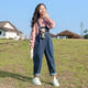 Aino Round Children's Sautphes Girls Long Pantal