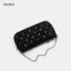 Pedro gem chain long wallet hand hold one shoulder armpit underarm women's bag PW4-66500012-1 Black S