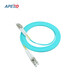 
APESD indoor multimode 10 Gigabit dual core fiber jumper OM3OM4 telecommunications grade LC FC SC ST optical module transceiver connection cable red LC-LC 10 Gigabit multimode dual core OM3 1m