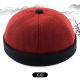 Fun Landlord Hat Men's Spring and Autumn Melon Skin Hat Men's Landlord Hat Women's Trendy Brand Middle-aged and Elderly Retro Hip-Hop Noble Flip-Flip Yuppie Hat Watermelon Hat 15831 Dark Blue Can Adjust (56-60CM)
