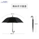 Paradise increased sun protection umbrella straight pole ten bone reinforcement vinyl 193E upgraded version black