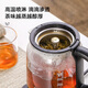 SUPOR Health Pot Tea Boiler Tea Kettle Tea Kettle Hot Water Kettle Electric Kettle Mini Glass Flower Teapot Glass Office Home Knob Adjustment SW-10C01